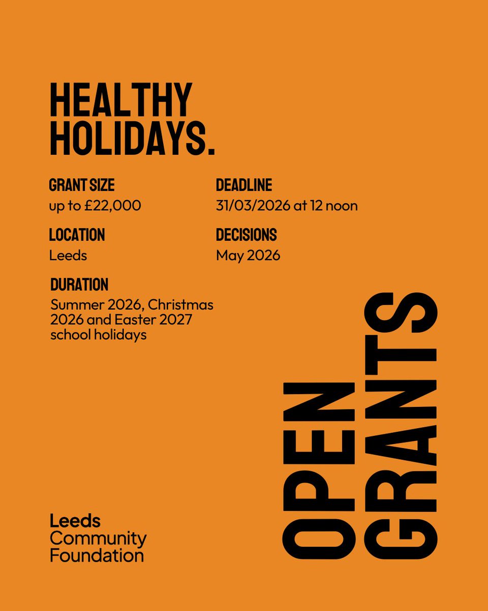 Leeds Community Foundation tweet media