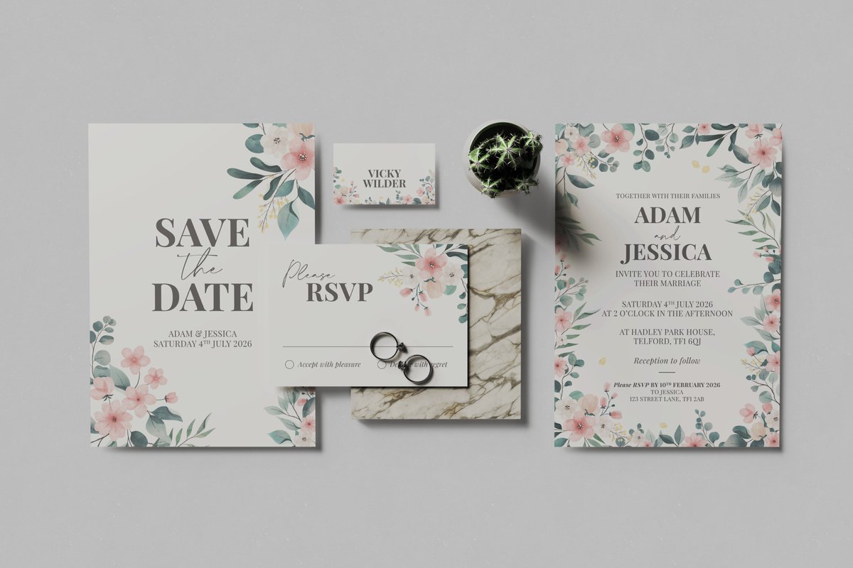 Telford_EWS's tweet image. Your wedding stationery should feel consistent from start to finish.

Save the dates, invitations, menus, place cards, seating plans, guest books… all designed to flow beautifully together 💖

#weddingplanning #weddingstationery #weddinginvitations #weddingmenus #weddinginspo