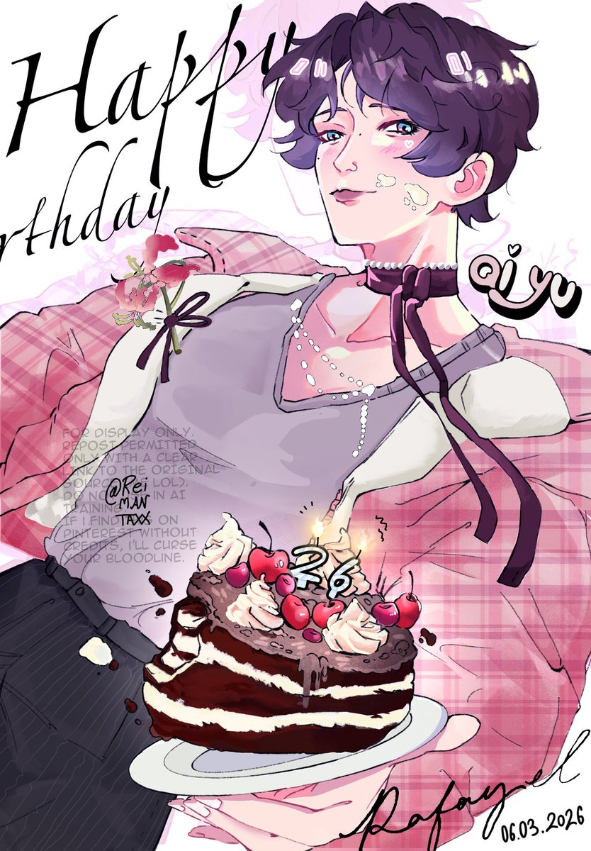 Happy Birthday my fishie <3
#LoveandDeepspace #Rafayel #祁煜