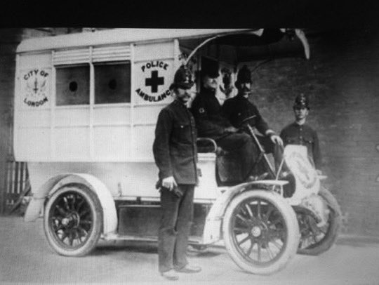 The_East_End's tweet image. C 1908 - a few shots of the City of London Police Ambulance - The service ceased to exist on 5 July 1949 when, under the provisions of the 1946 National Health Act, the responsibility for the service was transferred to London County Council. 

#eastend #history #ambulance