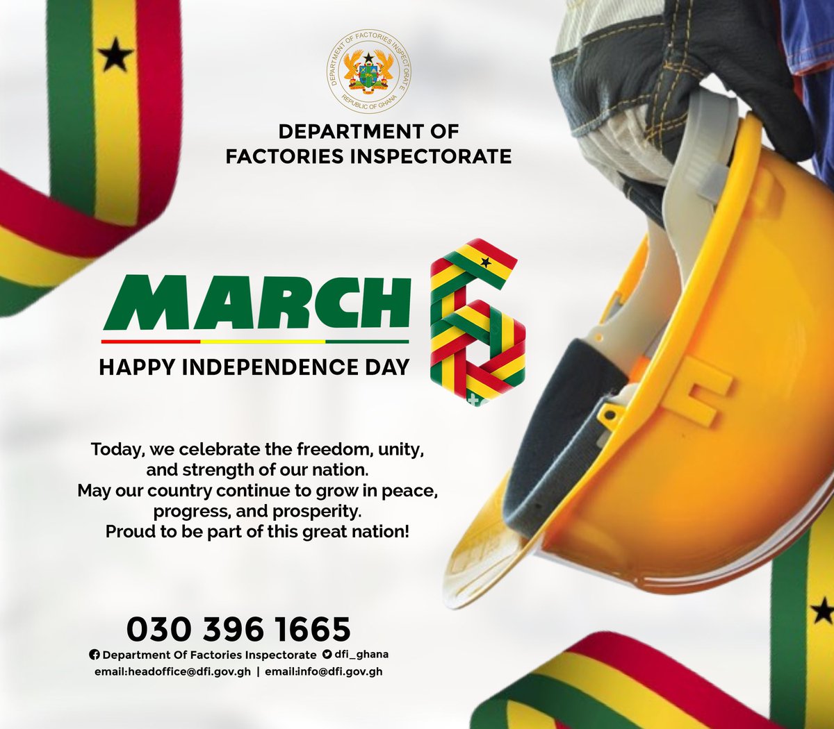 HAPPY INDEPENDENCE DAY 🎉🎉

🇬🇭🇬🇭 🪖🧯🥾🛠️🥽😷🧤🇬🇭 🇬🇭