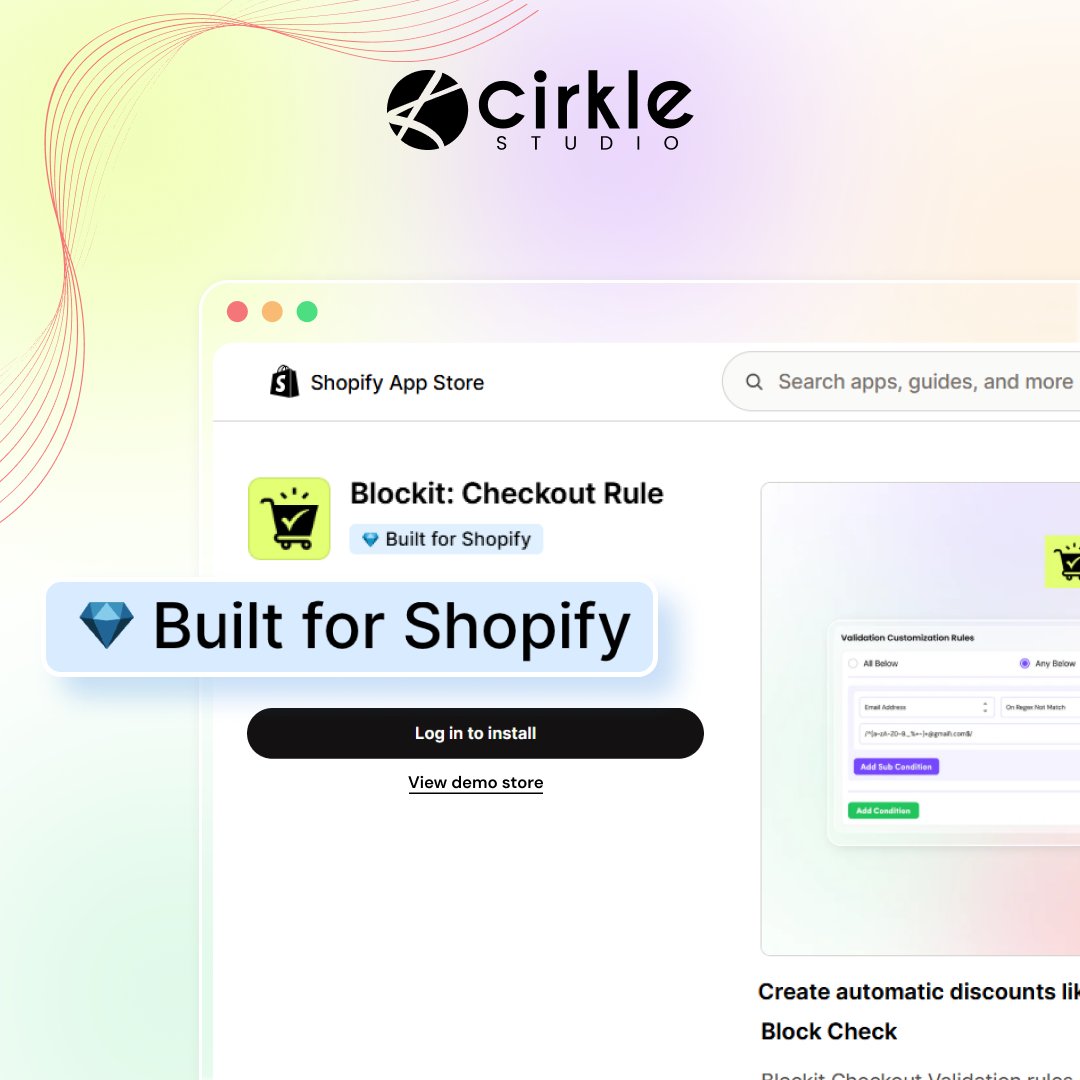 Our Blockit Checkout Validation has officially earned the Built for Shopify badge🎉

Blockit helps merchants prevent fake orders and validate checkout details in real time. 

- Address, Email &amp; Phone validation
- Custom checkout blocking rules
- Prevent fake deliveries &amp; invalid