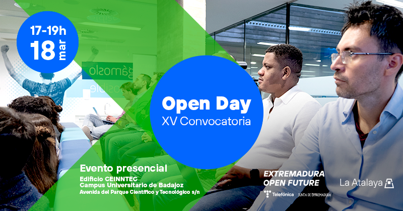 OpenFuture_Ext's tweet photo. ¿Necesitas feedback para tu startup? 🚀 

El 18 de marzo a las 17:00h te esperamos en el Open Day de #LaAtalaya.

Mentoría gratuita y personalizada para impulsar tu proyecto👇
https://t.co/oO3wBHwyOb

#Extremadura @telefonica @Junta_Ex @econoempleoEXT @OpenFuture_ https://t.co/OIcyhGE1y6