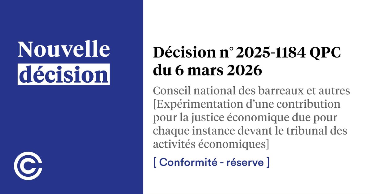 Conseil constit tweet media