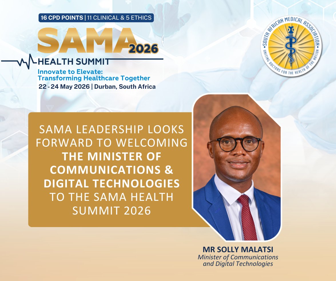 The South African Medical Association (SAMA) tweet media