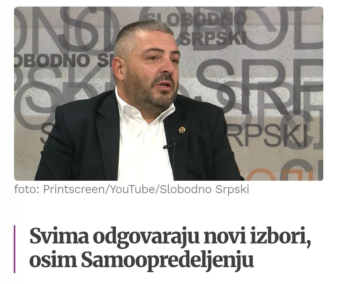 RisticZARKO's tweet photo. Braco Srbi, okupimo se u jednu kolonu. Svi zajedno. Bog nam je dao jos jednu sansu, ne smemo je propustiti. 

Kada gubi Aljbin Kurti, gubi i Vucic, Elek... A Srbi dobijaju... https://t.co/WqeFqgL3QX