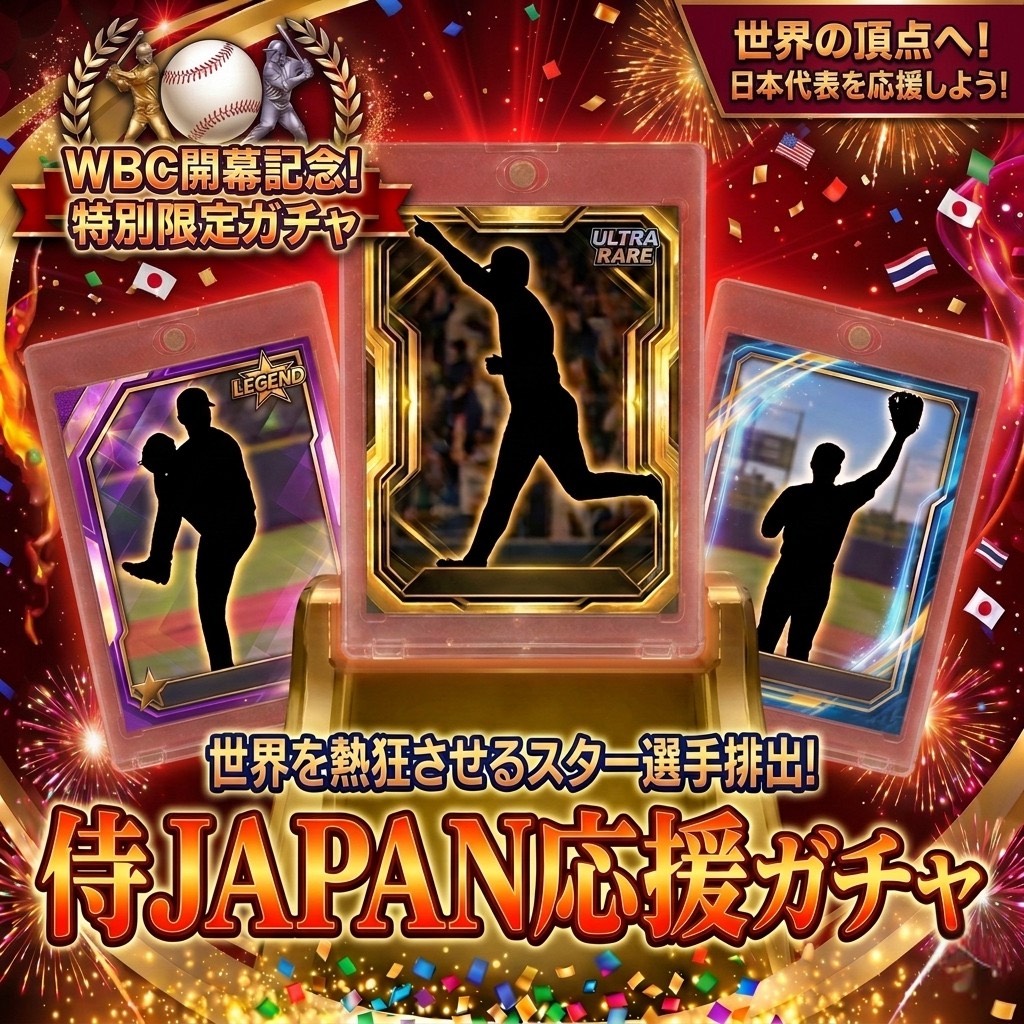 TOREQURU_'s tweet photo. 🔥トレクル、本日スタート🔥

ついにリリース！
WBC開幕を記念して、最強の2大ガチャを公開しました！

⚾️ 「WBC開幕！大谷翔平 応援ガチャ」
S賞：【PSA10】大谷翔平 2024 MLB TOPPS NOW Purple Parallel /25
A賞：【PSA10】大谷翔平 2018 Topps Chrome REFRACTOR

🇯🇵 「WBC開幕！侍JAPAN 応援ガチャ」
S賞：【PSA10】大谷翔平 2022 Topps Chrome Pinstriped / Club Plaques
A賞：【PSA10】鈴木誠也 2022 Topps Update SSP 限定フォトver
B賞：【PSA10】吉田正尚 2023 Topps Chrome Logofractor Edition
※直筆サイン入り！

伝説のカードを引き当てるのは誰だ⁉️

👇今すぐ引く
 https://t.co/SQaCfCpdRA

#トレクル #大谷翔平 #侍JAPAN #WBC #topps
