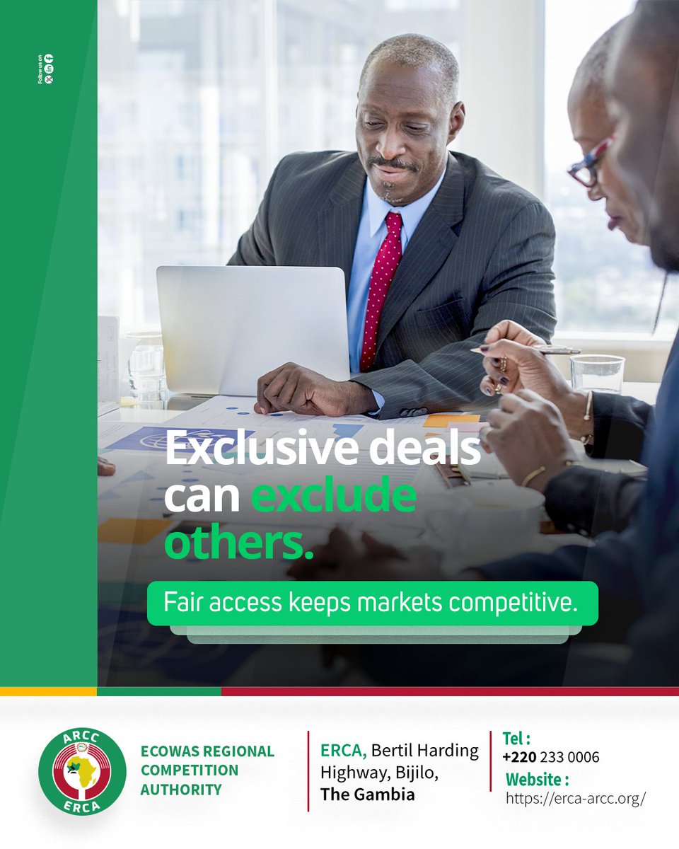 ECOWAS Regional Competition Authority Official tweet media