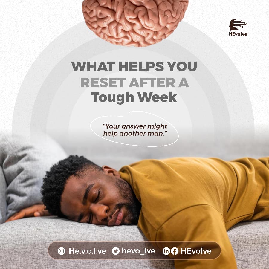 hevolve_fdn's tweet photo. The week was loud. Now it’s time to reset.
​We are building a mental maintenance toolkit in the comments today. What is the one thing you do to get your mind right after a heavy week?
Drop your strategies below. Your routine might be exactly what another brother needs.

​#HEvolve https://t.co/pjC52T1yz1