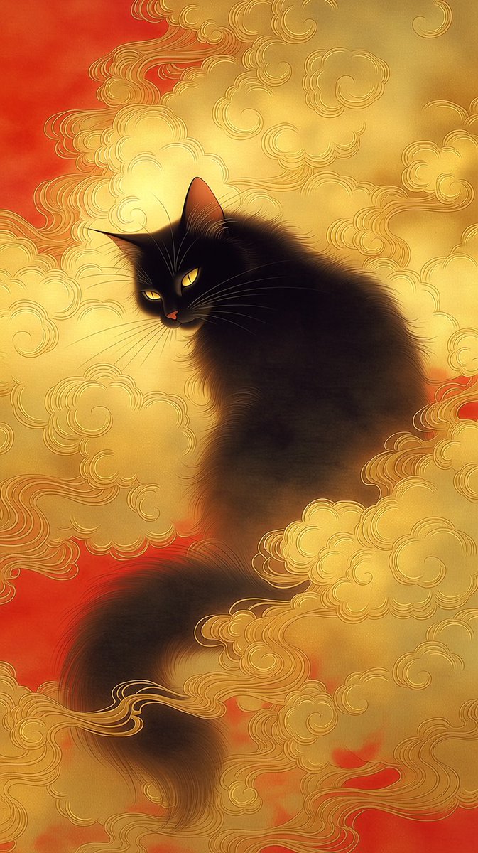 ukiyoecat's tweet photo. A masterpiece born from Japanese soul and feline grace

#猫又庵 #浮世絵 #猫好きさんと繋がりたい #ArtWork https://t.co/ojT9JgmBjx