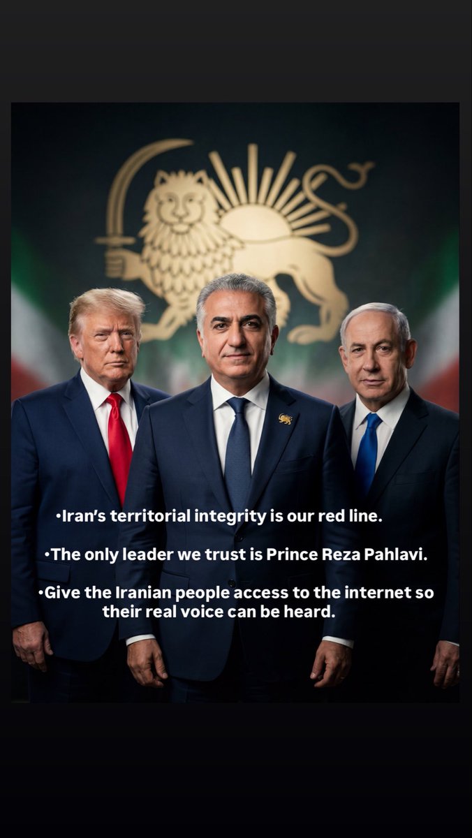 🚨🚨CNN با مجوز رژيم خونخوار براي پوشش اخبار جنگ وارد ايران شده🚨

حواستونو جمع كنيد ،، هر توييت ما يك رسانه باشه براي رساندن  خواسته هاي واقعي مردم ✌️

سه تا خواسته رو روي عكس زير پين كرديم ريتوييت كنيد ✌️👑

✅اينترنت ✅حفظ تماميت ارضي 
✅شاهزاده رضا پهلوي
#KingRezaPahlavi‌