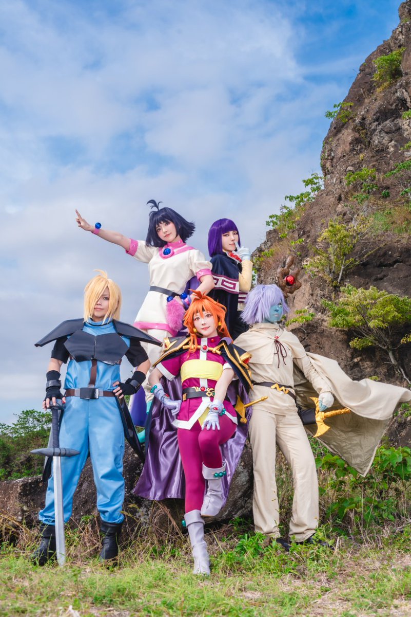 cosnavi1's tweet photo. COSPLAY AWARD 2025
コスナビ賞 #COSPLAYAWARD2025 #コスナビ

【レイヤー】
篤 @autusuu_n 
ちゃみ @chiii0212c 
くらげ @kurage4410 
giza @0509hp 
yolu @yolda_cos 
〈コメント〉
篤：
岩船山は移動してるだけでもまるでキャラ達と
旅をしてるような気分にもなれて
とっても楽しかったです。
所謂懐かし作品なので併せの実現は
諦めてたほどだったのですが
この日は最高の思い出になりました！

【カメラマン】 Shin
@shinryu0912 
〈コメント〉
素晴らしいロケー���ョンとメンバーのお陰で
楽しい撮影になりました！
写真を見てまた作品に触れる
きっかけになれたら嬉しいです。

ロケ地　岩船山
特典　コスナビ直営イベント
 　　　1回無料チケット