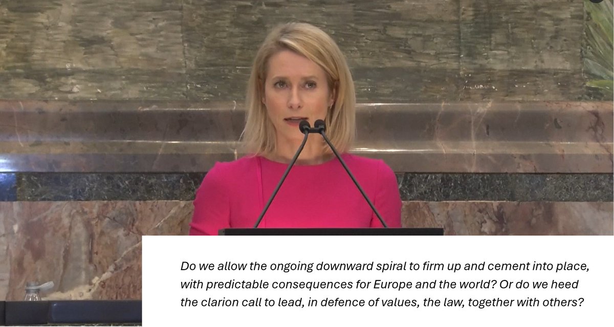 philippe_dam's tweet photo. "Chaos in Middle East is direct consequence of erosion of int'l law" - which is direct consequence of States attacking or failing to uphold it.

@KajaKallas asks the question #EU as a whole should have already answered (hint: option B, heed the clarion!).

https://t.co/eARGHxF2Sn https://t.co/1UV5LW8BQH