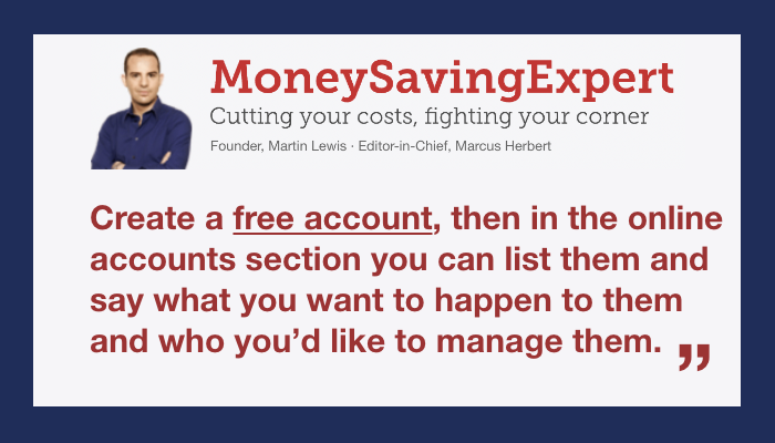 MyWishesApp's tweet photo. Make and record decisions about what you want to happen to your online presence..."  

https://t.co/MbhVtiZdHJ 

#MoneySavingExpert #DigitalLegacy https://t.co/s77RPdr4BY
