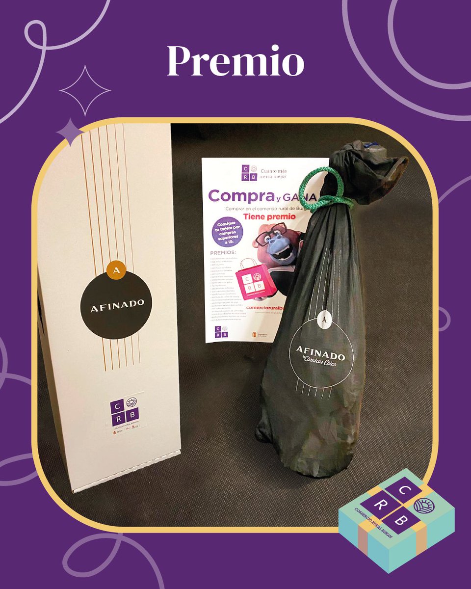 ComercioRural's tweet photo. Si quieres alguno de estos premios, solo tienes que participar en el Compra y Gana. 🛒🛍️💜

🎁 Paleta de cebo ibérica
🎁 Caja de caramelos
🎁 Linterna

#compraygana #sorteo #comerciorural #comercioburgos #burgosrural #premios https://t.co/Z205UVvNHw