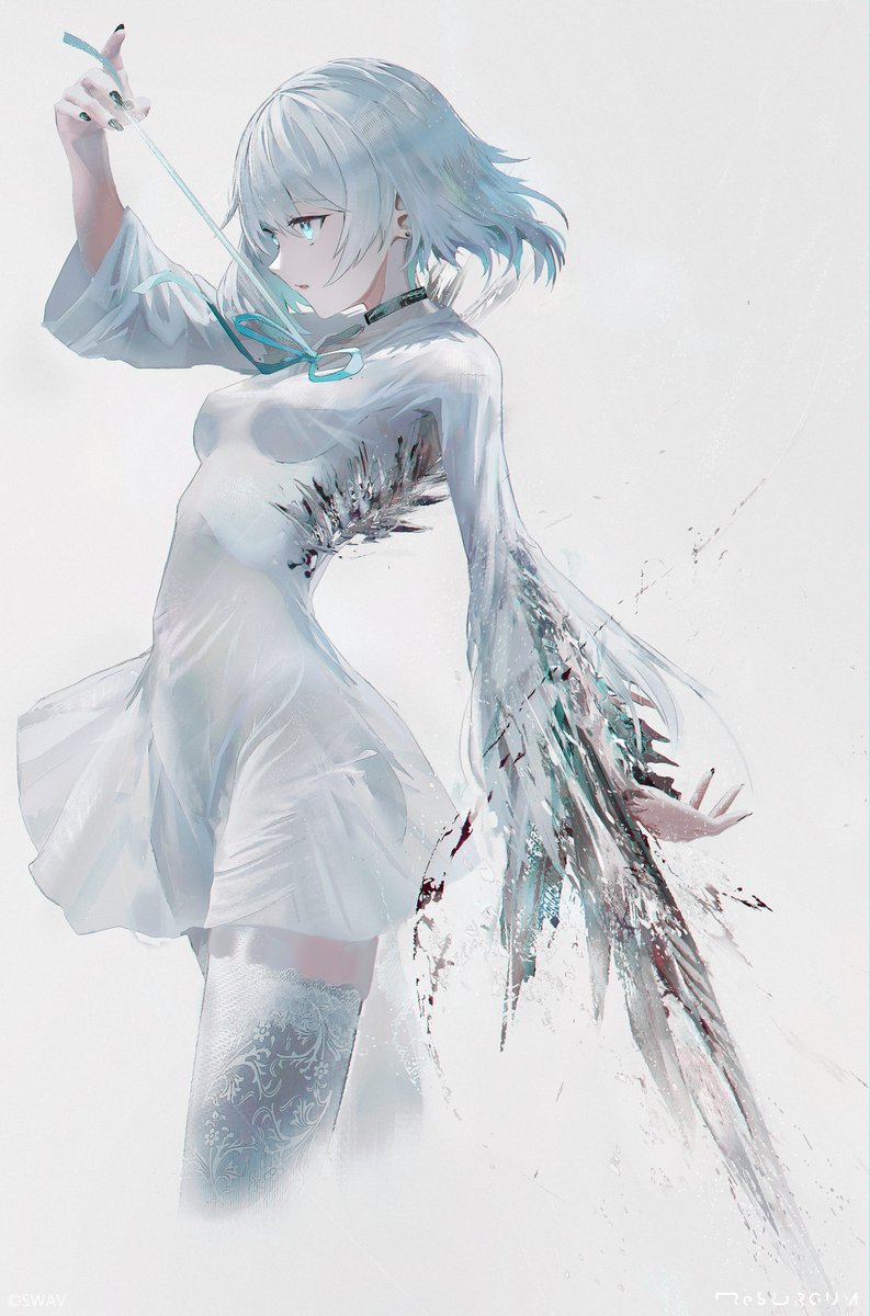 ShoProBooks_art's tweet photo. ◢◤￣￣￣￣￣￣￣￣￣◥◣
　　　ウィル｜Wheel
　　　　白の魔女
◥◣＿＿＿＿＿＿＿＿＿◢◤

『ReSURGUM　SWAV作品集』
👤キャラクター紹介
#ReSURGUM
#SWAV