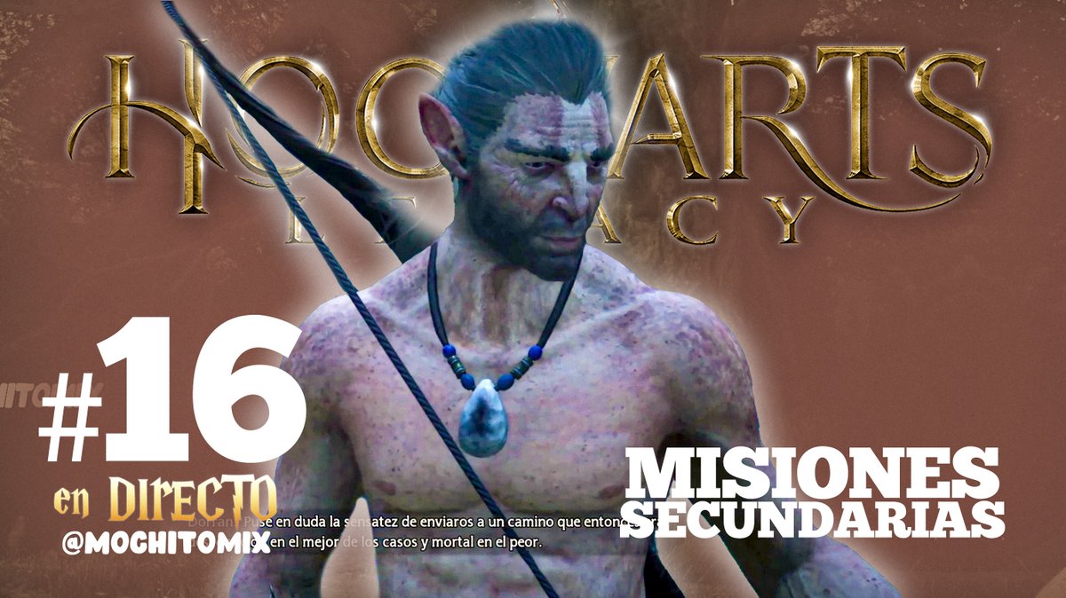 DE TRANQUIS por HOGWARTS LEGACY - MISIONES SECUNDARIAS (PC) #16 🏰 youtu.be/80OgvDEw9-U