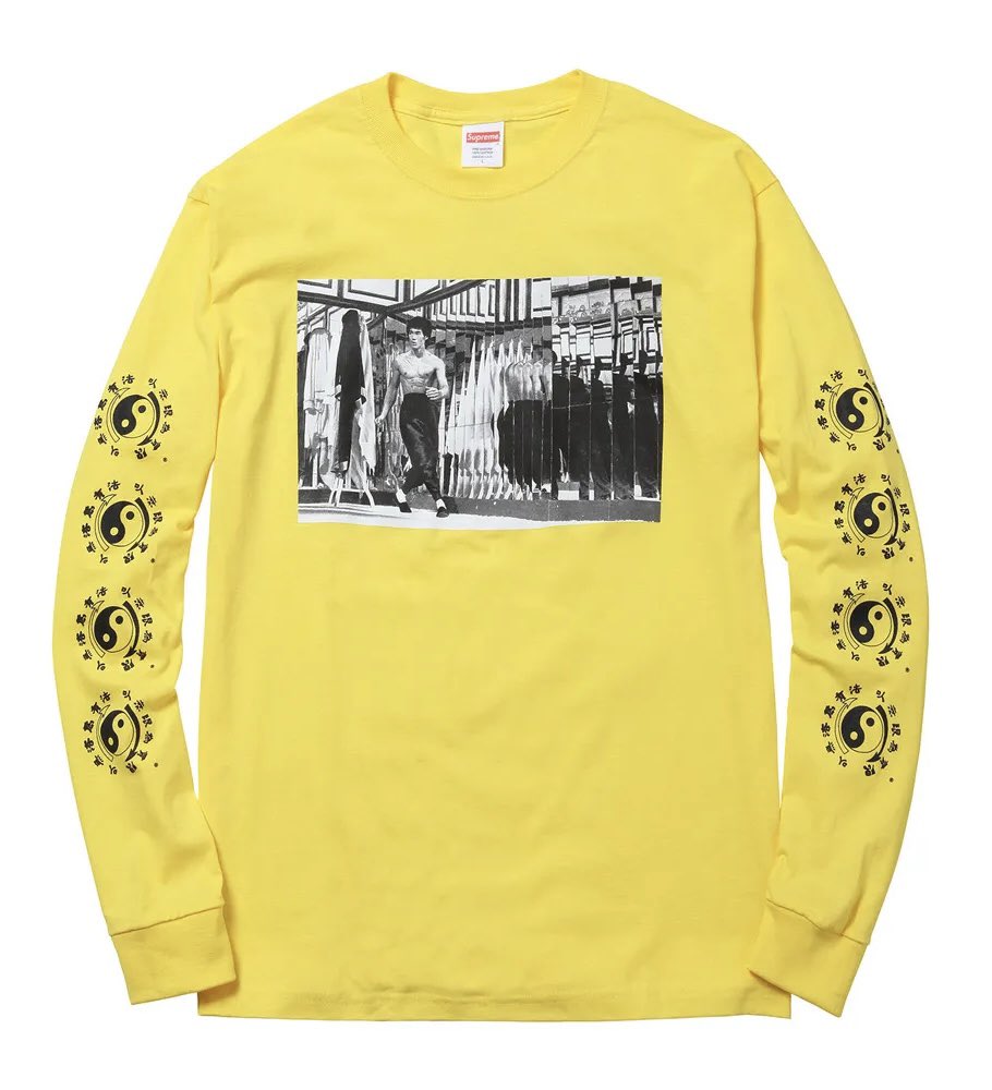 dropsdotgg's tweet image. Ryan Gosling spotted in the Supreme x Bruce Lee Mirrors L/S Tee from Fall/Winter 2013 🔥
