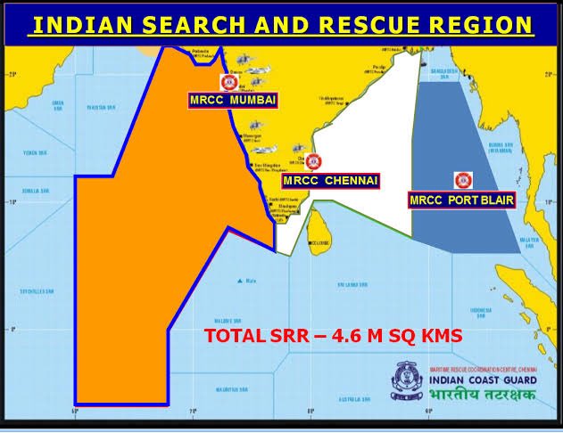 abhilashtomy's tweet photo. India has a Search and Rescue region of 4.6 million square kms. These areas mostly fall in the Arabian Sea, Lakshadweep Sea, Bay of Bengal and Andaman Sea, and a bit in the Indian Ocean. 

The biggest chunk of the Indian Ocean is with Australia. 

The recent incident occurred clearly in Sri Lankan SRR. 

The Indian Navy could not have gone in for Search and Rescue uninvited, unless a unit happened to be in that area and it volunteered, which anyway is a seafarer’s duty.