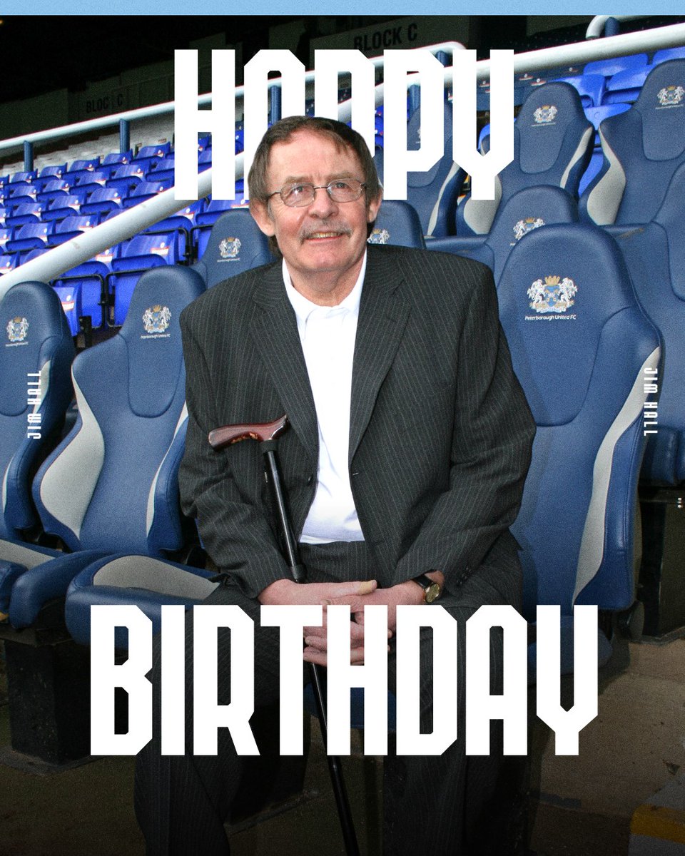 🎂 Wishing a Happy Birthday to Posh Hall of Fame inductee, Jim Hall.

Have a great day Jim.

#pufc