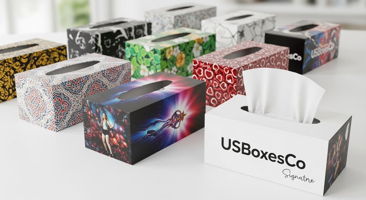 usboxesco's tweet image. Turn everyday tissue boxes into a branding opportunity.
Our custom tissue boxes combine design and practicality to elevate any space. #CustomPackaging #USBoxesCo #TissueBoxes #BrandPackaging
usboxesco.com/tissue-boxes