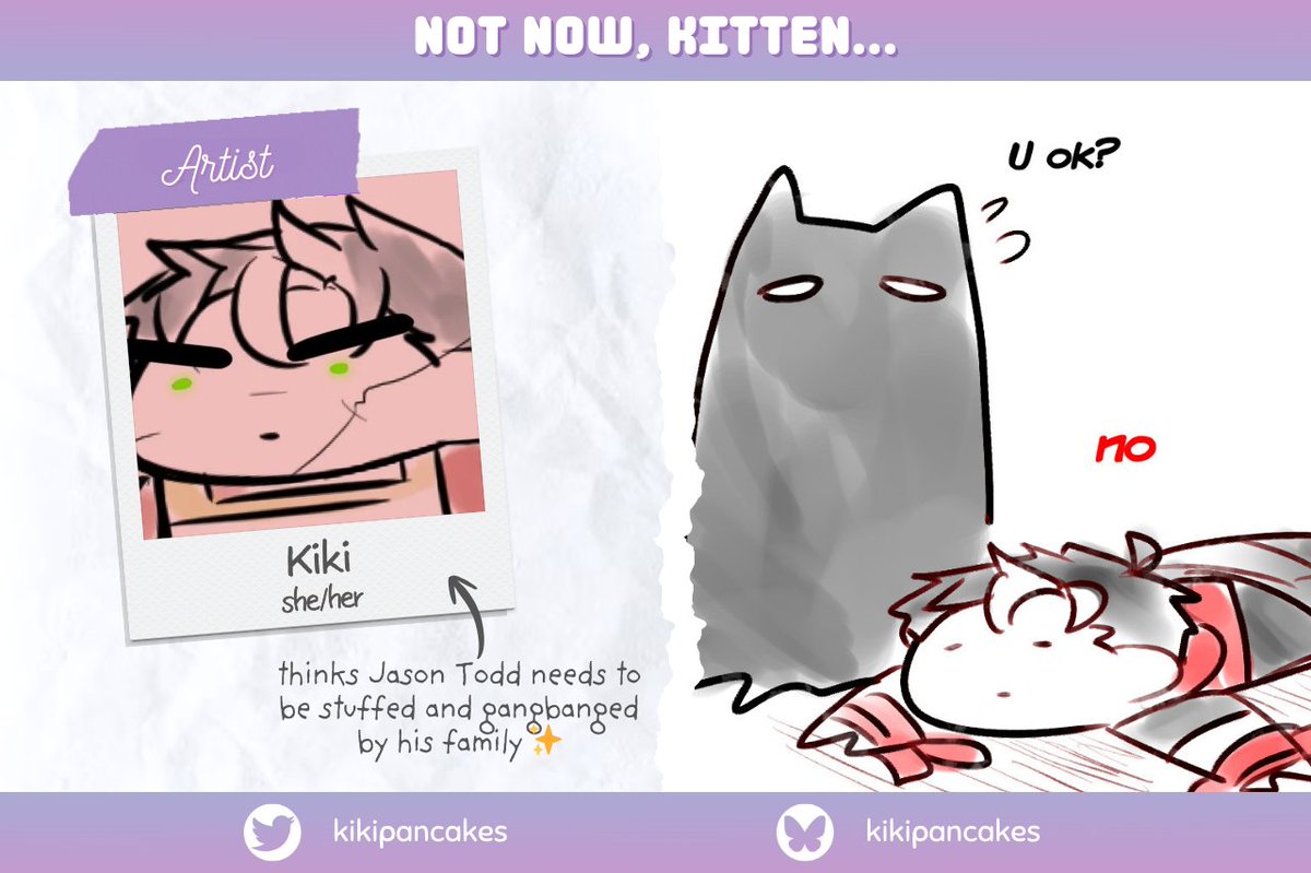 batfamproblematiczine 🔞 - Not Now, Kitten... 💗✨ tweet media