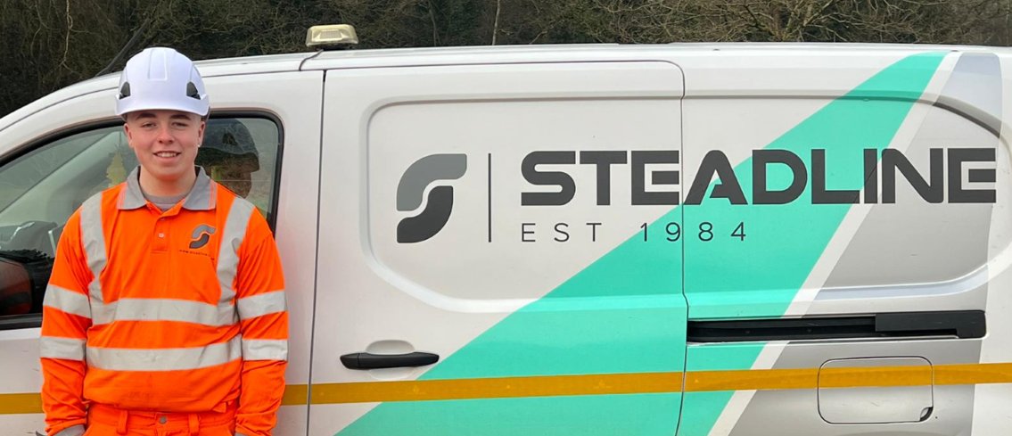 Steadline's tweet photo. Welcome to the team Frank!

We’re delighted to welcome Frank Keech to the Steadline team as he begins his career in civil engineering.

Starting out in the industry is an exciting step, and we’re proud to support Frank as he develops the skills, experience and knowledge that will https://t.co/YsGijdpcG0