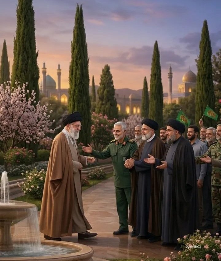 A promise written by Allah — friends meeting again in everlasting Jannah.