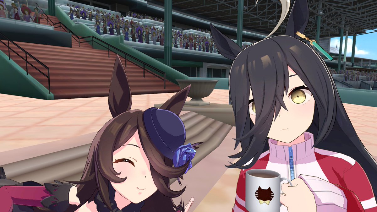 GingaTTV's tweet photo. Happy Birthday to these two beans, Rice Shower &amp; Manhattan Cafe #VRChat #Vtuber #ENVtuber #ENVtubers #YouTuber #Vtuber準備中 #umamusumeprettyderby #umamusme https://t.co/Qh9wq4Oo5e