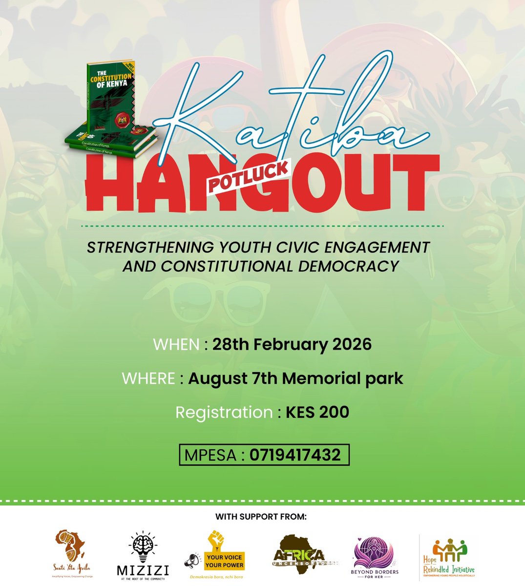 elogkenya's tweet photo. The energy at #KatibaHangout was clear. Young people are not disengaged,they are ready to shape the future with informed action and accountability.
The focus was on unpacking the Bill of Rights in the #ConstitutionOfKenya and examining how these rights hold up, especially during times of crisis, including political crises.
Lively discussions, insightful questions, and critical reflections marked the #ChapterFour unpacking session moderated by Jeremiah Jonathan and Mike Duncan. Energizing icebreakers led by Mwende Mugambi, the Know Your Katiba card games by Fradina Makena and Kerry Mwita, and powerful Katiba storytelling by Simon Muigai and Mulle Musau made every segment engaging, insightful, and full of vibes.
#KatibaHangout #KatibaChampions #EyesOnElections
@S_emezana @Mizizi_Africa @SautiYetuAfrika @beyondbordersforher @HopeRekindledIn @yourvoiceyourpower @FradinaGitonga @kerry_mwita @Mwende_Mugambi