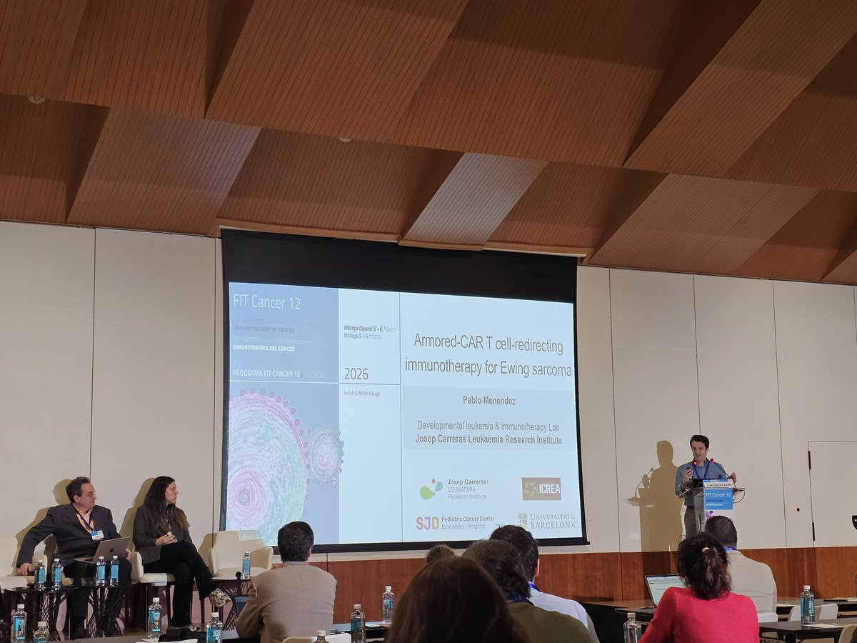 ¿Qué papel pueden tener las CAR-T cells en el sarcoma de Ewing? El dr Menéndez nos hablará de los aspectos más interesantes de cómo se puede emplear esta terapia en el contexto de este tumor sólido

#GETICA
#FITCancer12