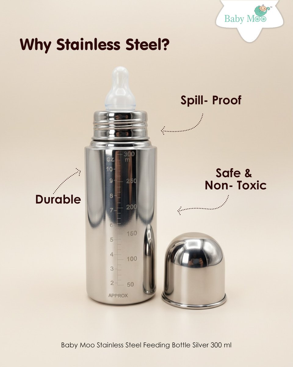 BabyMooin's tweet image. Feeding time deserves better 🍼✨

Our Stainless Steel Feeding Bottles are designed for durability, hygiene, and everyday peace of mind. No lingering odours. 

Would you switch to steel? Tell us below 👇

#BabyMoo #FeedingEssentials #StainlessSteelBottle #SmartParenting