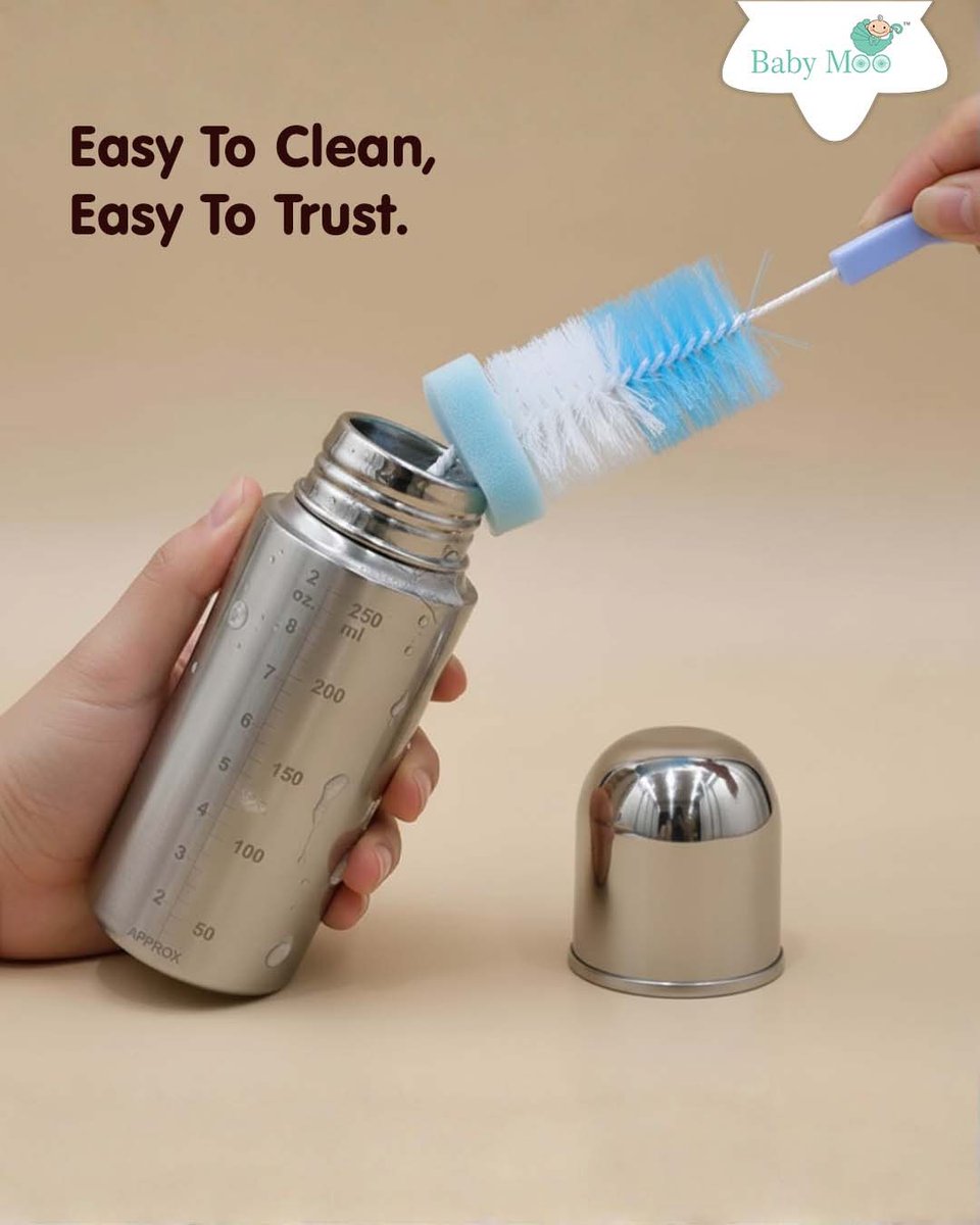 BabyMooin's tweet image. Feeding time deserves better 🍼✨

Our Stainless Steel Feeding Bottles are designed for durability, hygiene, and everyday peace of mind. No lingering odours. 

Would you switch to steel? Tell us below 👇

#BabyMoo #FeedingEssentials #StainlessSteelBottle #SmartParenting