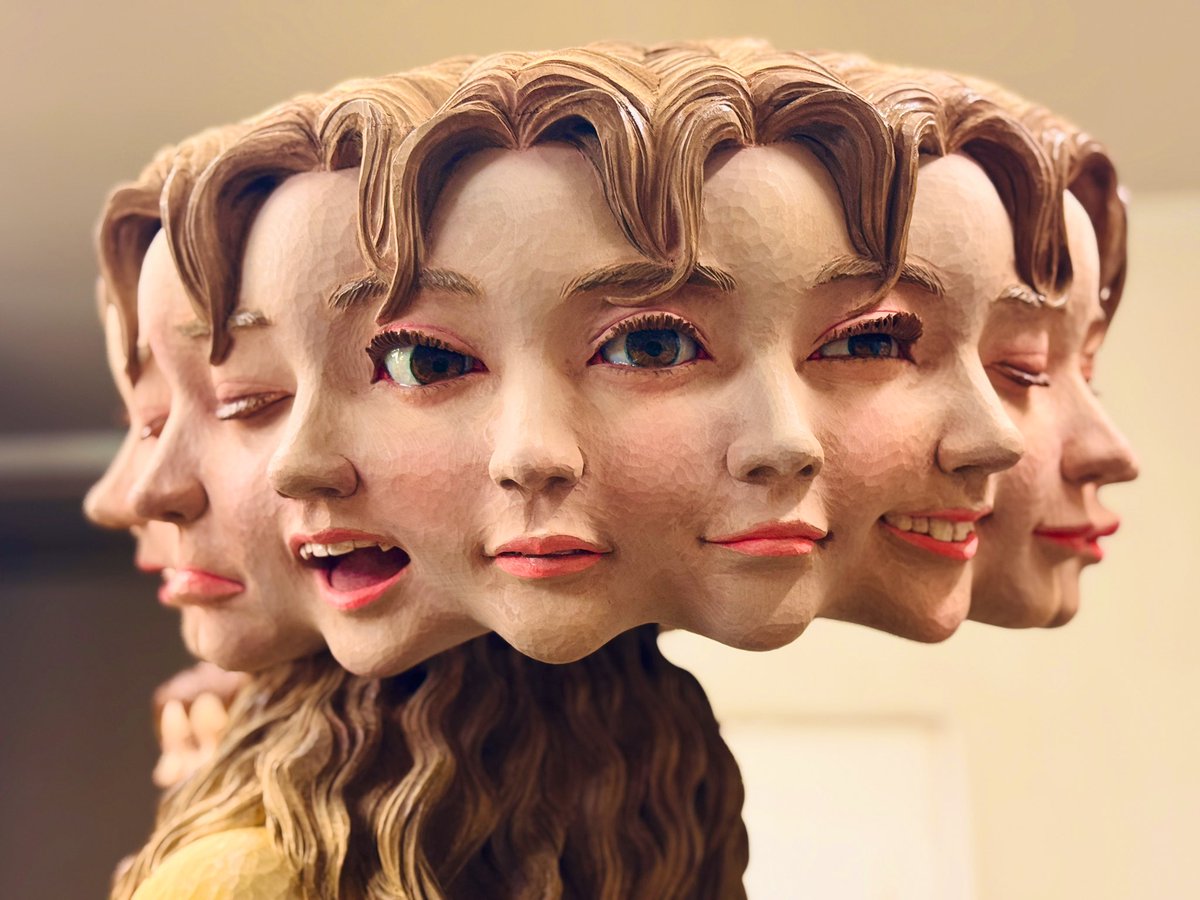 新作彫刻はほぼ全ての工程を終えました！ 二、三日寝かせて客観的に