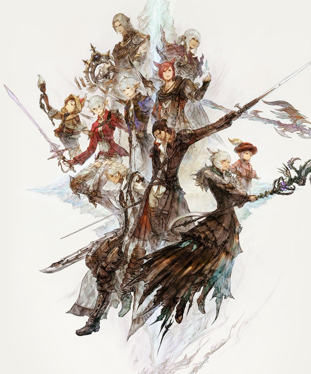 FFXIV is going to have an exhibition called the Warrior of Light’s “Adventure Chronicles” starting April 25th, 2026 in Tokyo!

New art by Kazuya Takahashi of the Scions is absolutely beautiful 😭😭