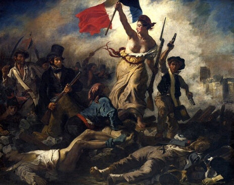 X_ArtGallery's tweet photo. Eugene Delacroix - Liberty leading the People https://t.co/zrsHLCgo8z