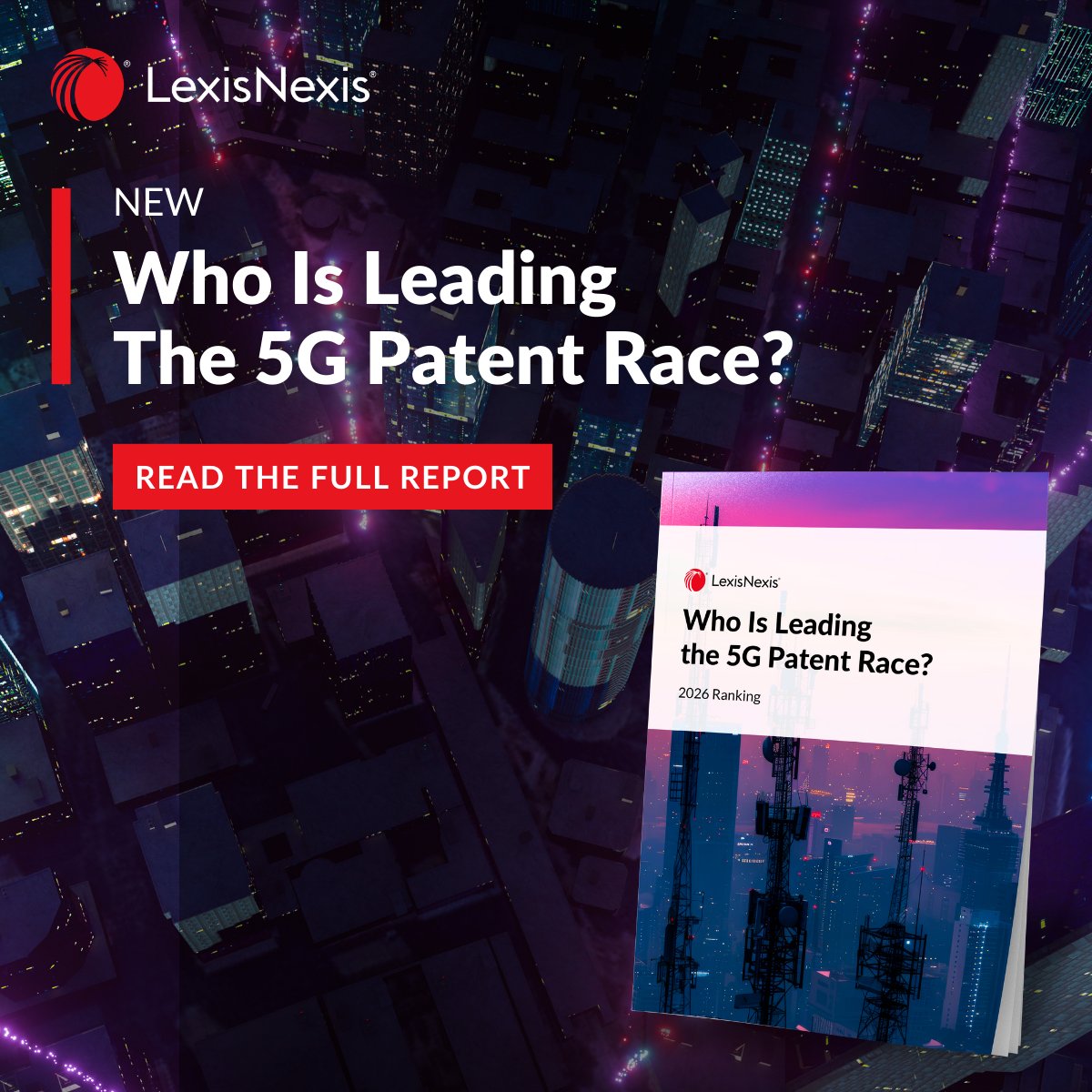 ip360hub's tweet photo. Who’s leading the 5G patent race? The 2026

@LexisNexis IP Solutions report reveals verified insights on global 5G SEP ownership and competitive positioning, supporting smarter FRAND negotiations and licensing strategies.

Download now: https://t.co/PTjBjA4IR4

#IPLaw https://t.co/PaGj4vLpB0
