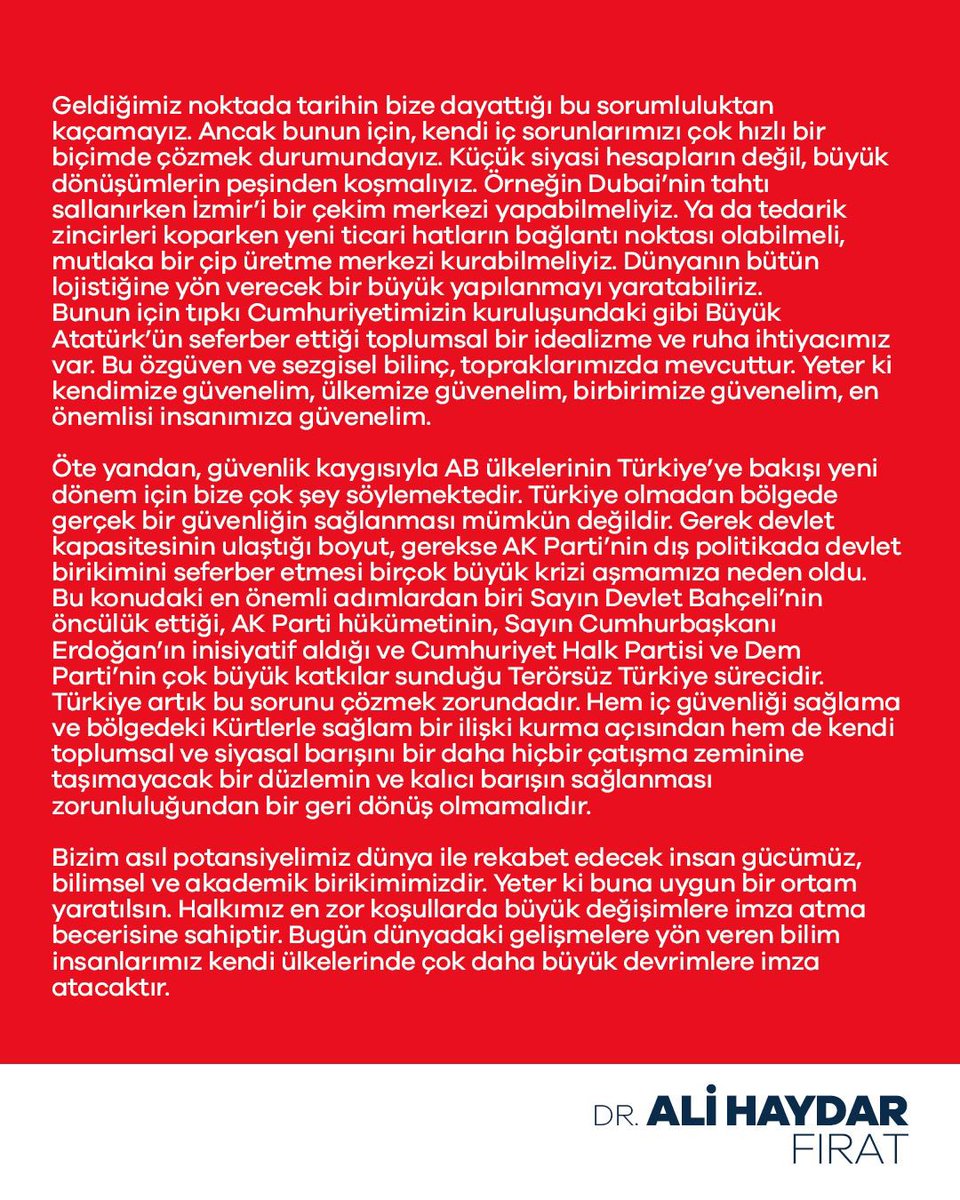 Dr. Ali Haydar Fırat tweet media