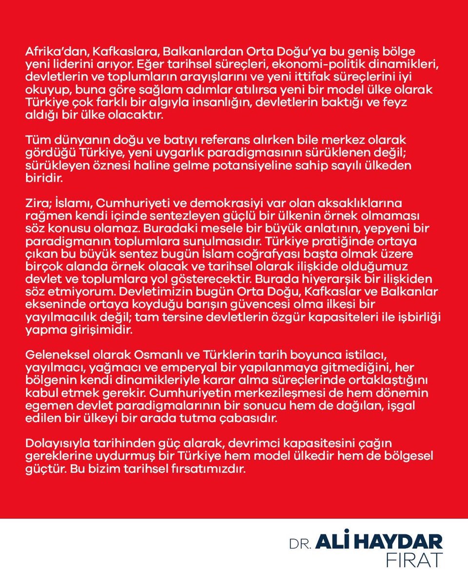 Dr. Ali Haydar Fırat tweet media