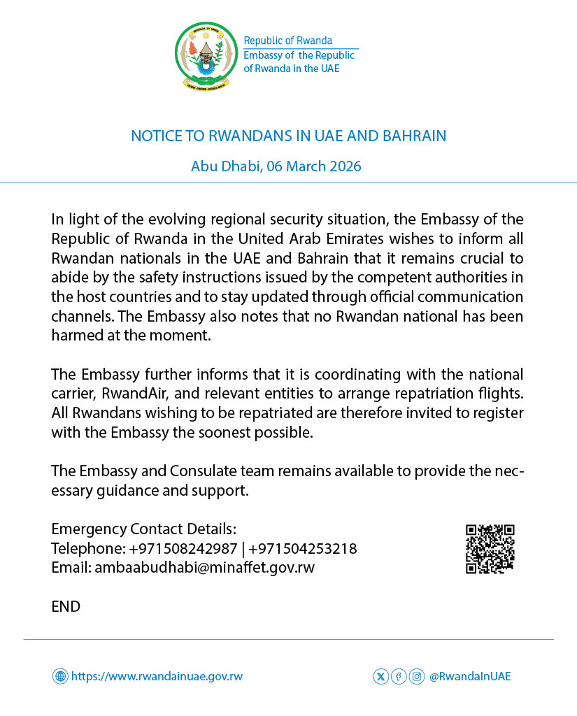 Rwanda Mission in UAE tweet media