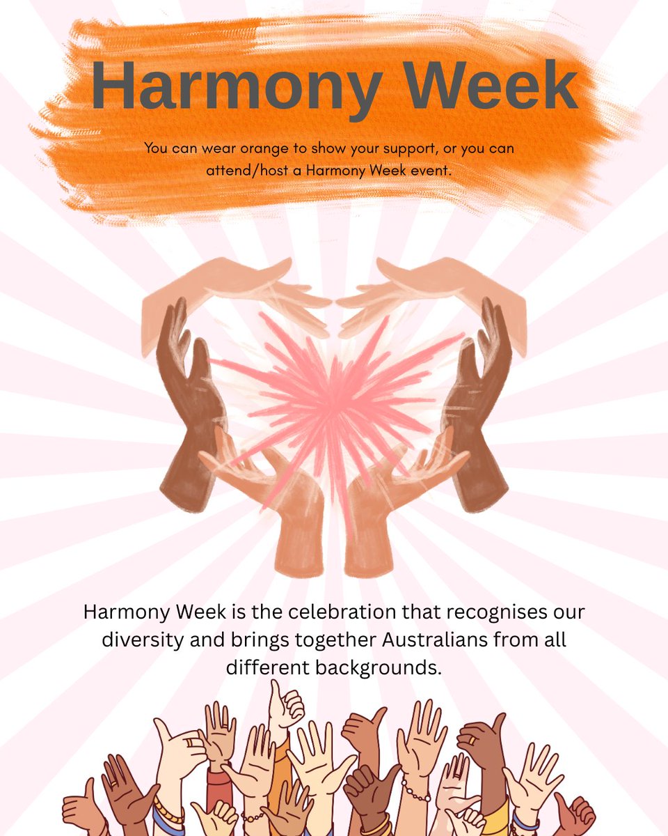 ✨Be inspired to embrace everyone, recognise how diverse life is, and how amazing it is to be able to celebrate all the little moments with those around you✨

#noobesports #harmonyweek #wearorange #diversity