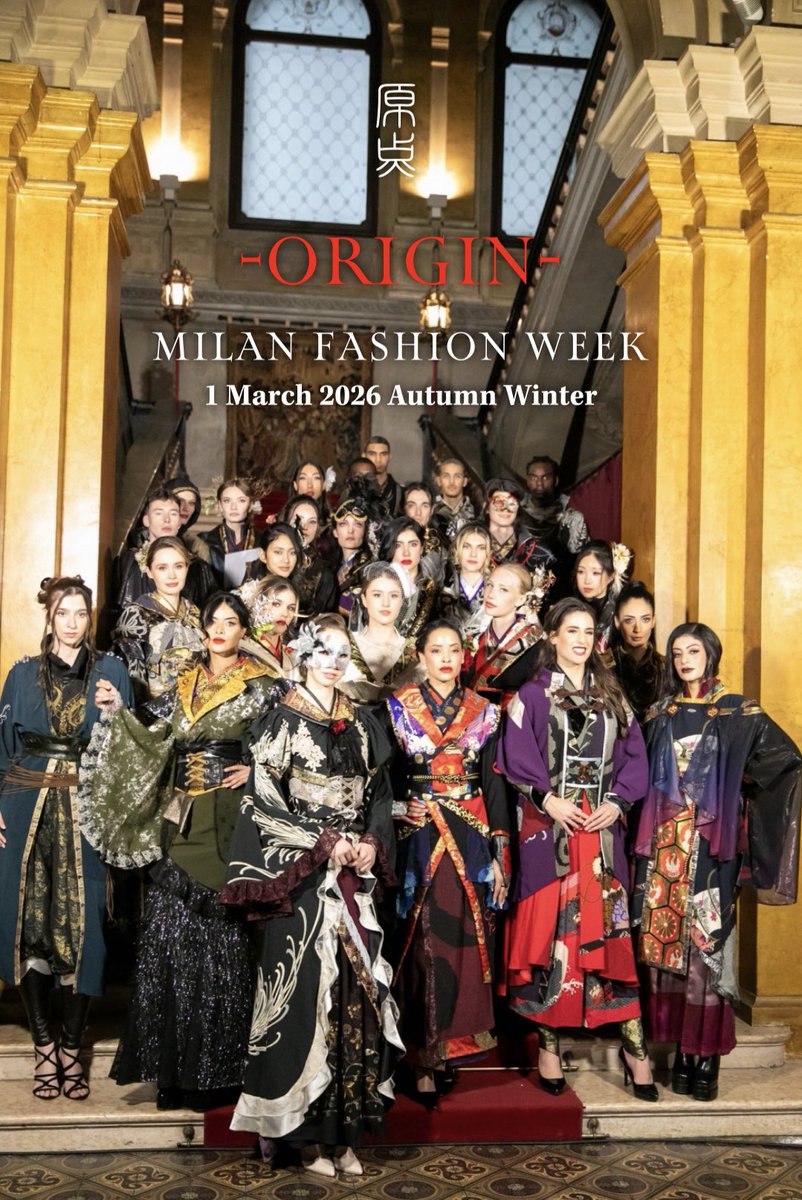 japanart_ioriya's tweet photo. IORIYA
Milan Fashion Week

Our new show “ORIGIN”, presented at Villa Erba on Lake Como, has concluded.

30 looks.
One narrative.

Not reproduction, but reconstruction.

Thank you for sharing this moment in Milan.

#IORIYA #ORIGIN #MilanFashionWeek https://t.co/xcBQ0Io0gC