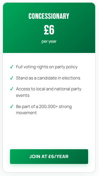 BadgerBitesUK's tweet photo. @TheGreenParty £6 https://t.co/gv2xCgcAID