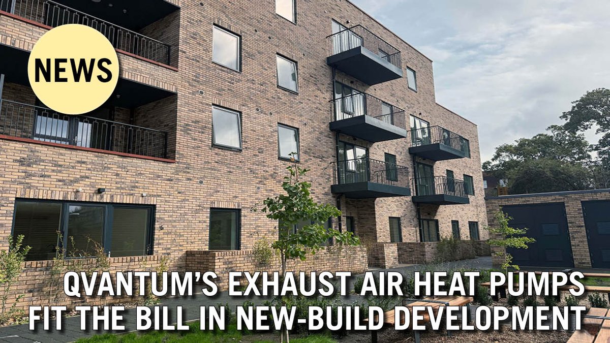 HMM_Online's tweet image. Qvantum's exhaust air heat pumps are perfect for new build developments! Discover how they can make a difference: housingmmonline.co.uk/news/qvantums-…🌱🏡 #SustainableBuilding #GreenTech