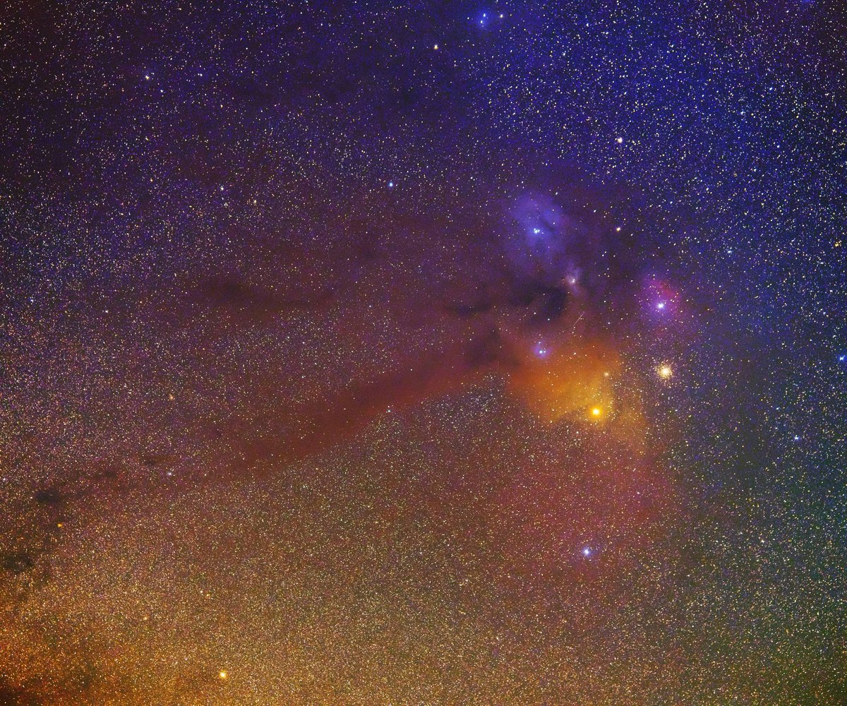 さそり座をポタ赤道で撮影 色の強調と明るさをどこまでするかは毎回