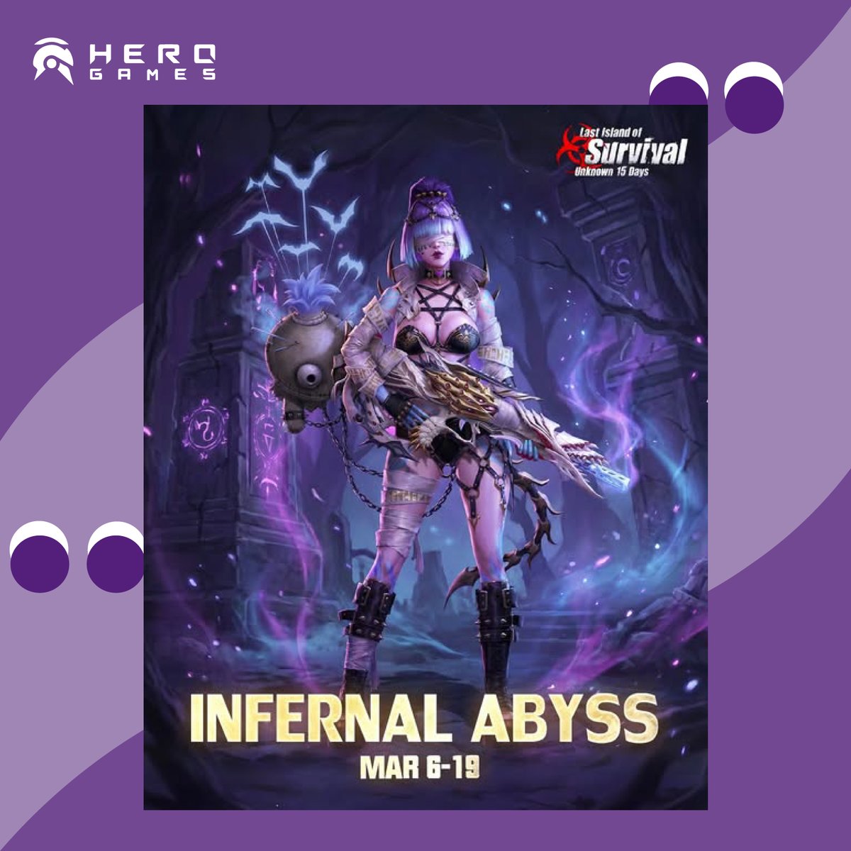 realherogames's tweet photo. Enter the Infernal Abyss Wheel!
Event Period: March 6 – 19
Try your luck today!
#HEROGAMES #LIOS #InfernalAbyss #Wheel https://t.co/0YqPAmfnLO