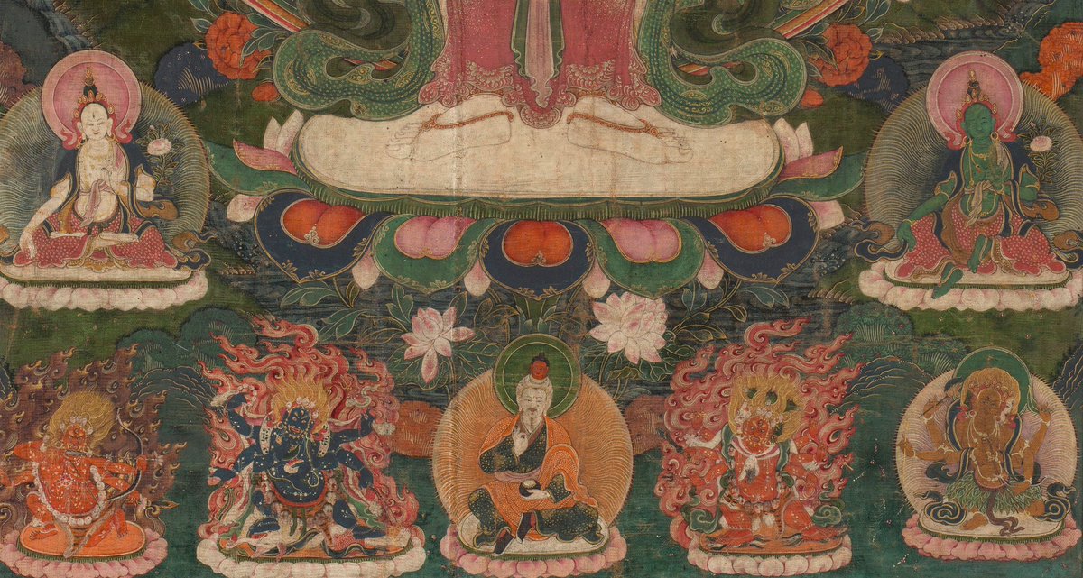 blackym25's tweet photo. A thangka of Avalokitesvara
Sahasrabhuja千手观音
Qing dynasty 18th century https://t.co/v59GCEY3qi
