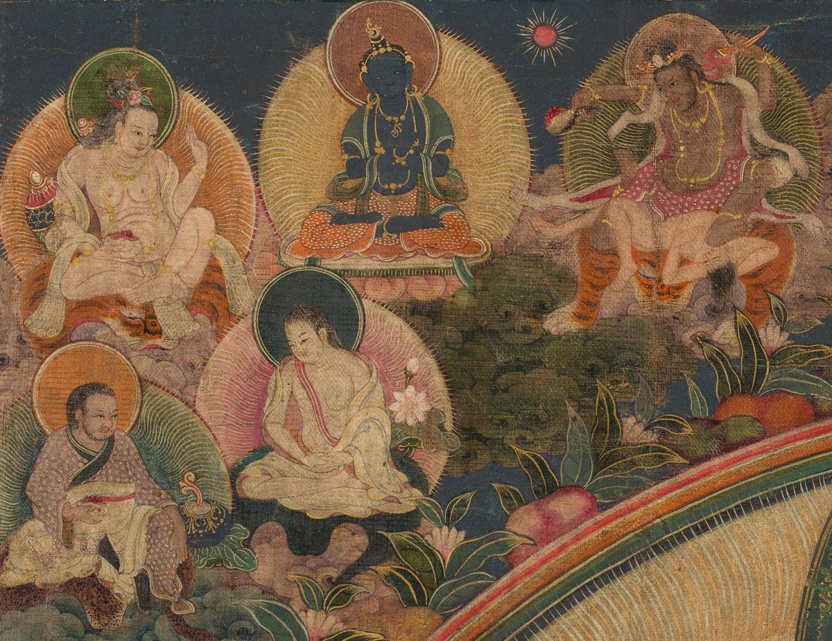 blackym25's tweet photo. A thangka of Avalokitesvara
Sahasrabhuja千手观音
Qing dynasty 18th century https://t.co/v59GCEY3qi