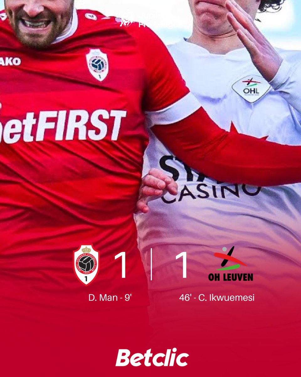 saintmarcsquad's tweet photo. 🔥 JUPILER PRO LEAGUE – JOURNÉE 6 : GENT SE RÉVEILLE, ANDERLECHT ASSURE, ANTWERP FREINÉ 🔥

La sixième journée a offert du spectacle, des surprises… et quelques tournants dans la course en tête.

🏹 AA Gent 3-0 Cercle Brugge 🟢
Les Buffalos avaient besoin d’une soirée référence… ils l’ont eue.

Delorge 🇧🇪 (12') ouvre le score rapidement et lance Gand.
Gandelman 🇮🇱 (24') double la mise et prend le contrôle du match.
Gandelman 🇮🇱 (72' pen) s’offre un doublé pour sceller une victoire nette.

Gent a dominé, contrôlé, et surtout rassuré après un début de saison irrégulier.

💎 Antwerp 1-1 OH Leuven 👯‍♀️
Coup d’arrêt pour le leader.

D. Man 🇷🇴 (9') met rapidement Antwerp devant et on pense le leader parti pour une nouvelle victoire.
Mais Leuven ne lâche rien…

Ikwuemesi 🇳🇬 (46') égalise dès le retour des vestiaires.

Malgré la pression d’Antwerp en seconde période, Leuven résiste. Premier vrai frein pour le leader.

👑 RSC Anderlecht 2-0 Westerlo ⚔️
Les Mauves font le travail, proprement.

Verschaeren 🇧🇪 (30') ouvre le score avec sang-froid.
Bonsu Baah 🇬🇭 (76') assure la victoire en fin de match.

Anderlecht reste au contact du haut du classement et montre de la solidité.

🧇Standard 1-0 Club Brugge 🍫
🧱Union SG 1-3 Genk 🪻
🐆KV Mechelen 3-1 KV Kortrijk 🎯
🌧️Charleroi 1-1 RWD Molenbeek 💀
👨‍🎨Zulte Waregem 5-1 Beerschot 🟪

📊 Ce qu’il faut retenir de la J6 :

• Gent se relance avec autorité 💙
• Anderlecht reste solide et dans le bon wagon 🟣
• Antwerp lâche ses premiers points 🔴
• Brugge chute à Liège 😮
• Genk se rapproche du haut 🔵

La saison commence vraiment à s’installer… et la bataille pour le sommet s’annonce féroce. 🔥⚔️