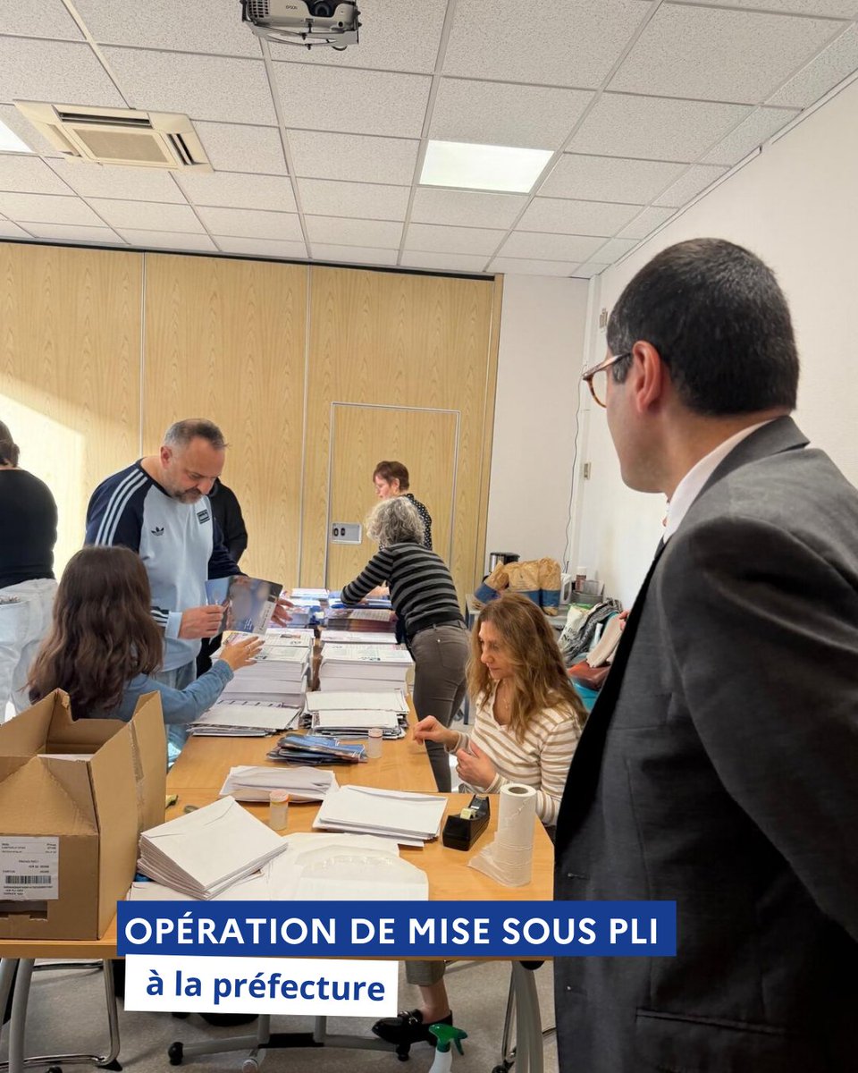 Image de Préfet de l'Ardèche : 🗳️  #Municipales2026 | Les opérations de mise sous pli sont en cours !

Dans le cadre de l’organisa